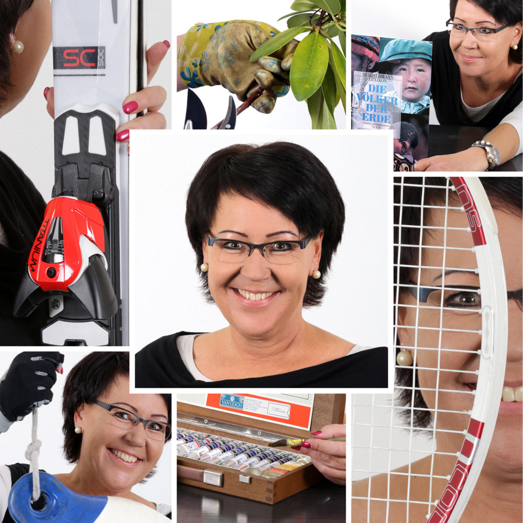 Corinne in ihrem Element